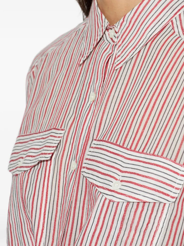 Marant ÉToile Striped - Rosso | 7a3166309d4872f90e57753361390b7784b25888