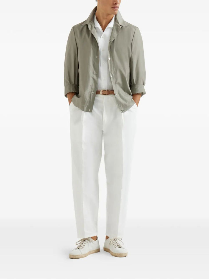 Brunello Cucinelli Shirt jackets - Verde | 42e5be19001d265d22c8228c7d8e47382cf945c9