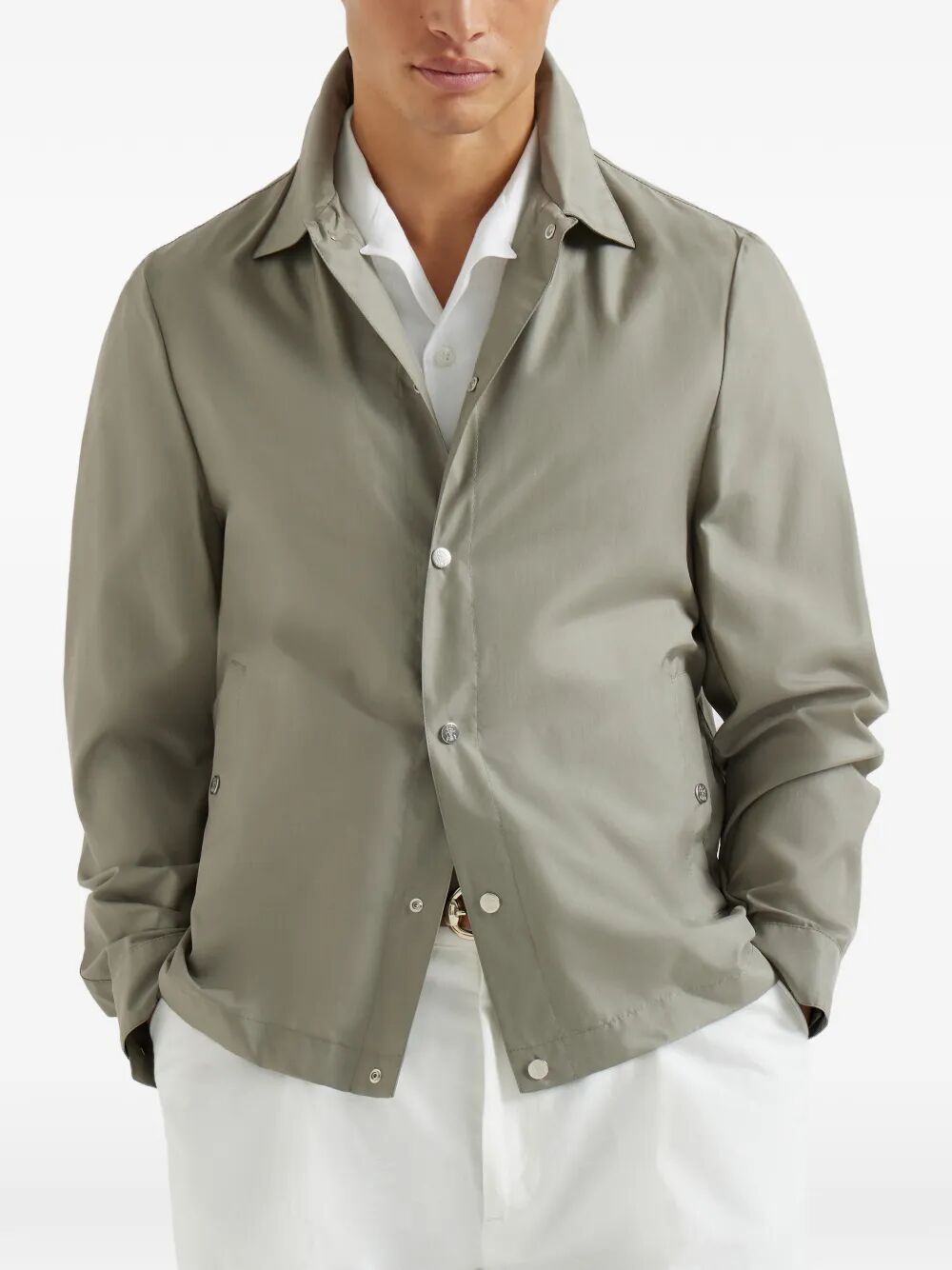 Brunello Cucinelli Shirt jackets - Verde | c43ca4e27102014cc97220486460164beef2c741