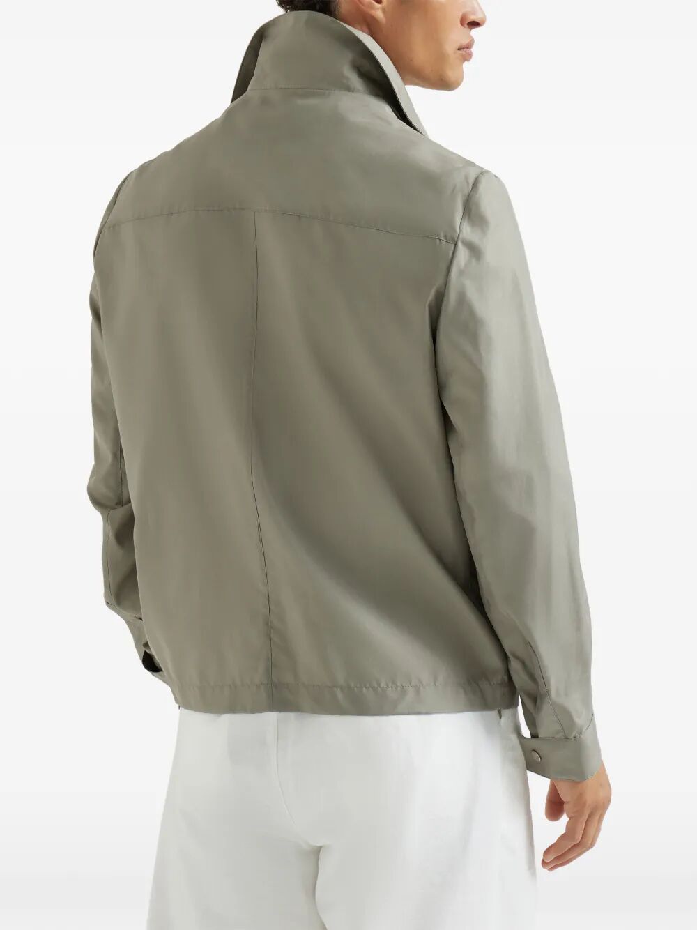 Brunello Cucinelli Shirt jackets - Verde | 57a6915848febcd615168e70f5d5aa34c88620e7