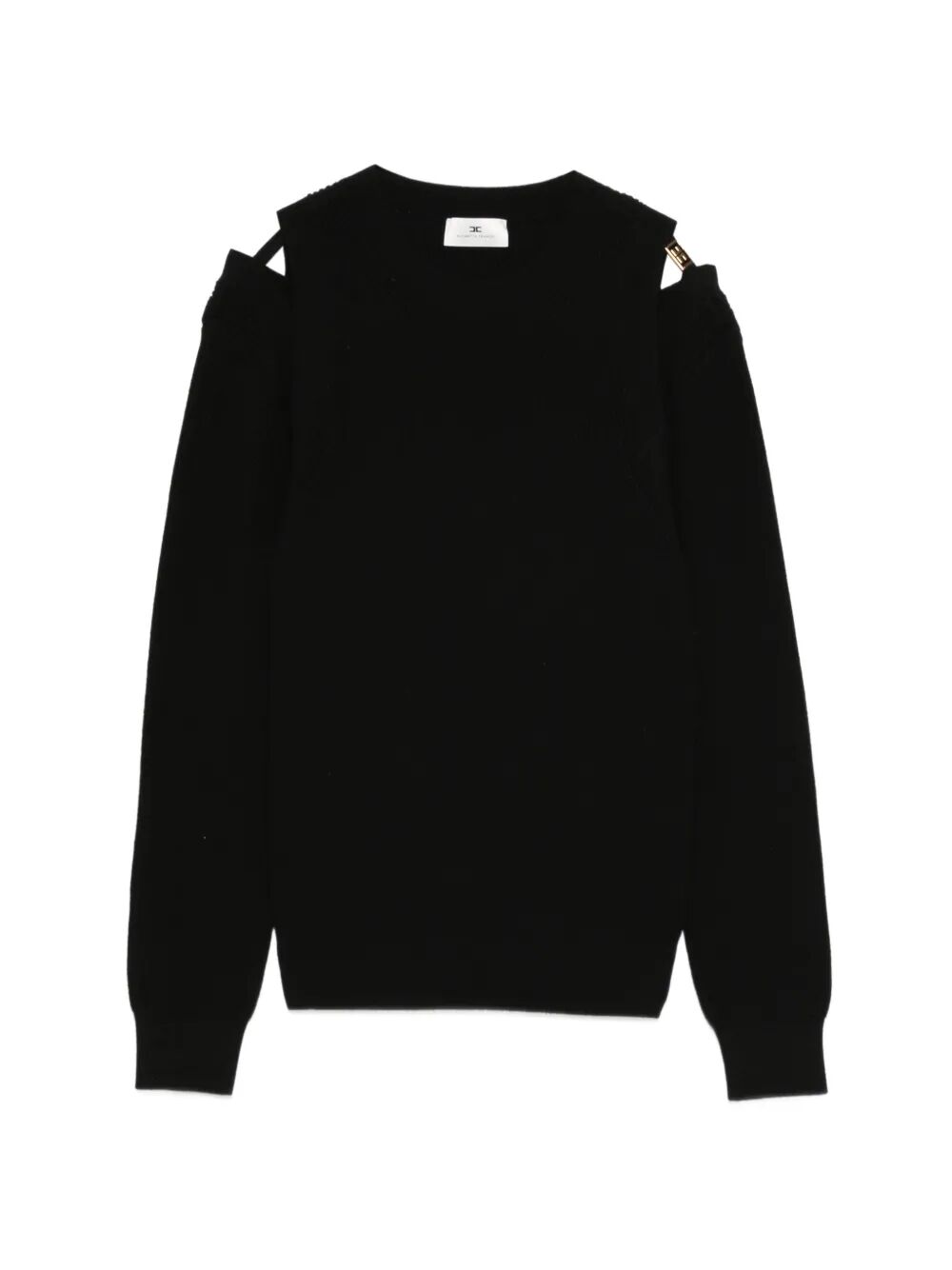 Elisabetta Franchi Round neck - Nero | 197f04a2ac5a576748e1b9a88d8083c02911701a