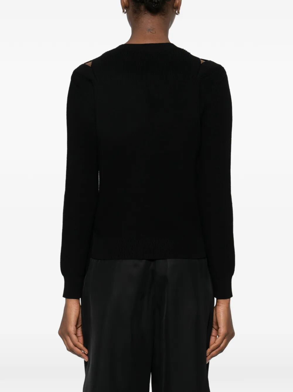 Elisabetta Franchi Round neck - Nero | 85baa863e34a079e234b14206b7e02245988cc5a