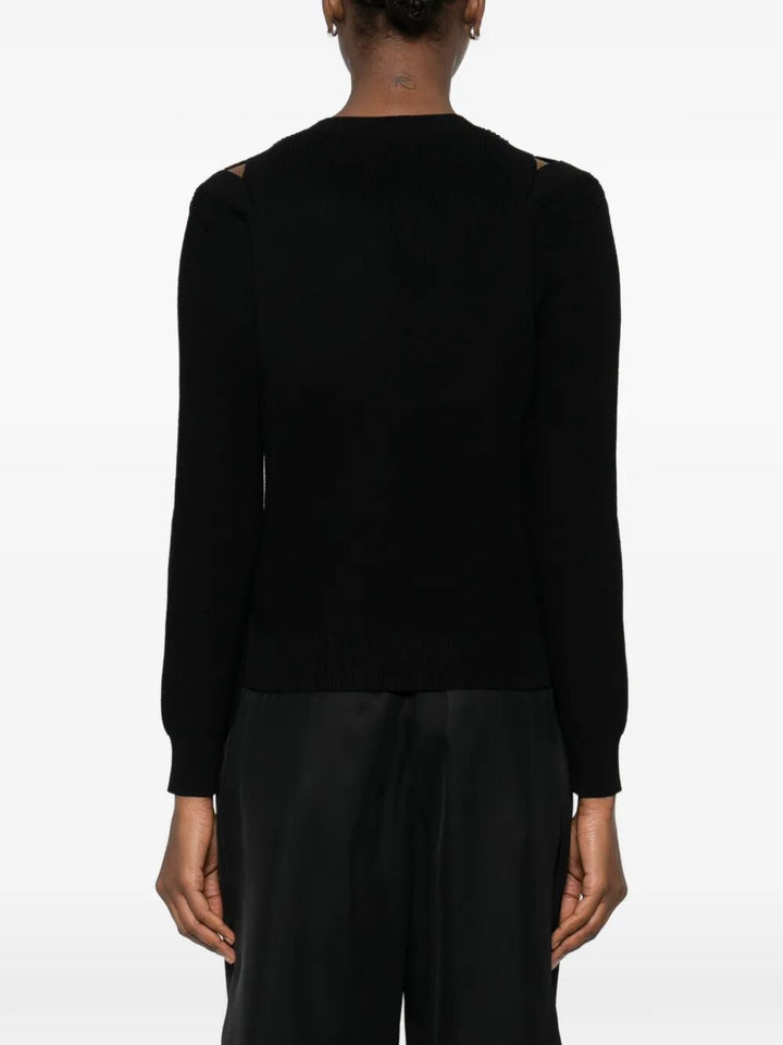 Elisabetta Franchi Round neck - Nero | 85baa863e34a079e234b14206b7e02245988cc5a