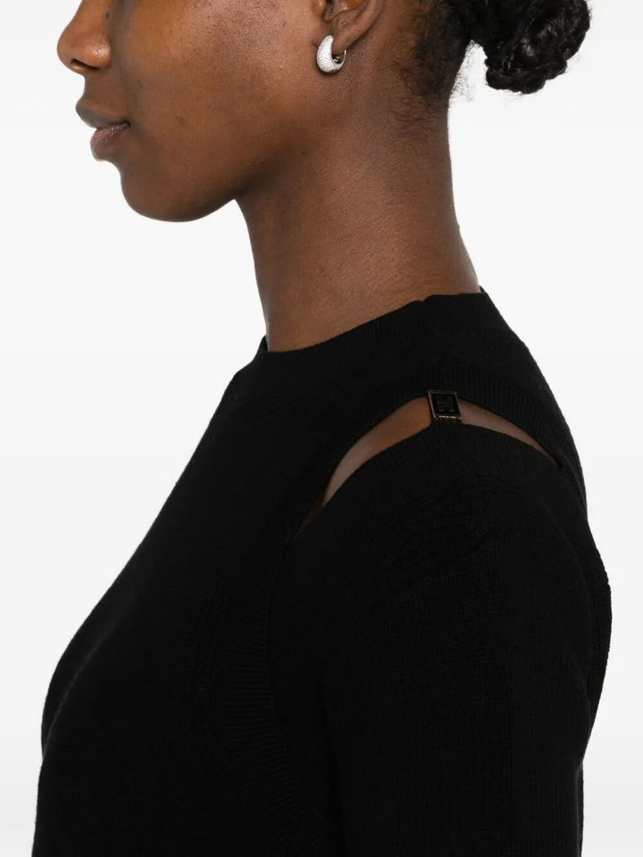 Elisabetta Franchi Round neck - Nero | f24e7d765c3cfaa403faf5860a13174ef1702d9b