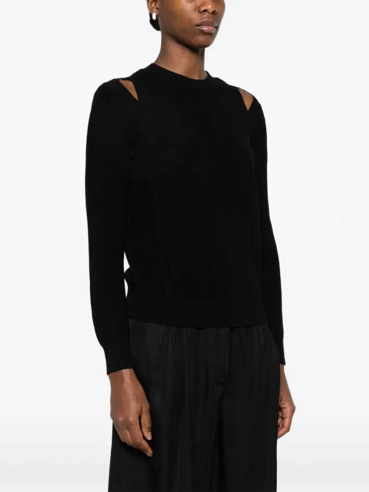 Elisabetta Franchi Round neck - Nero | c39ac97afabab2667897a6324ac5ebe947b4a5dd