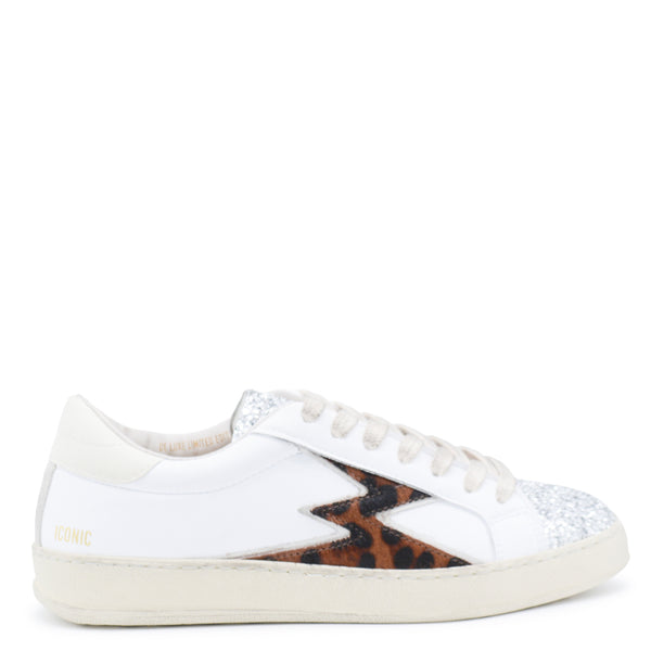 Zapatillas Blancas Leopardo