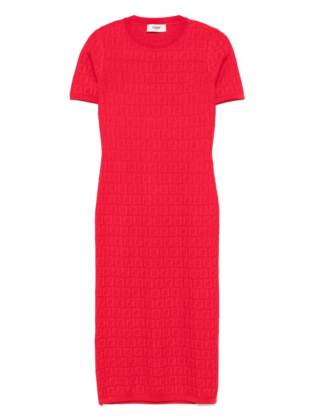 Fendi Midi dresses - Rosso | 1921e31dc09f9cb9b3d78f62311c86b3778a2521