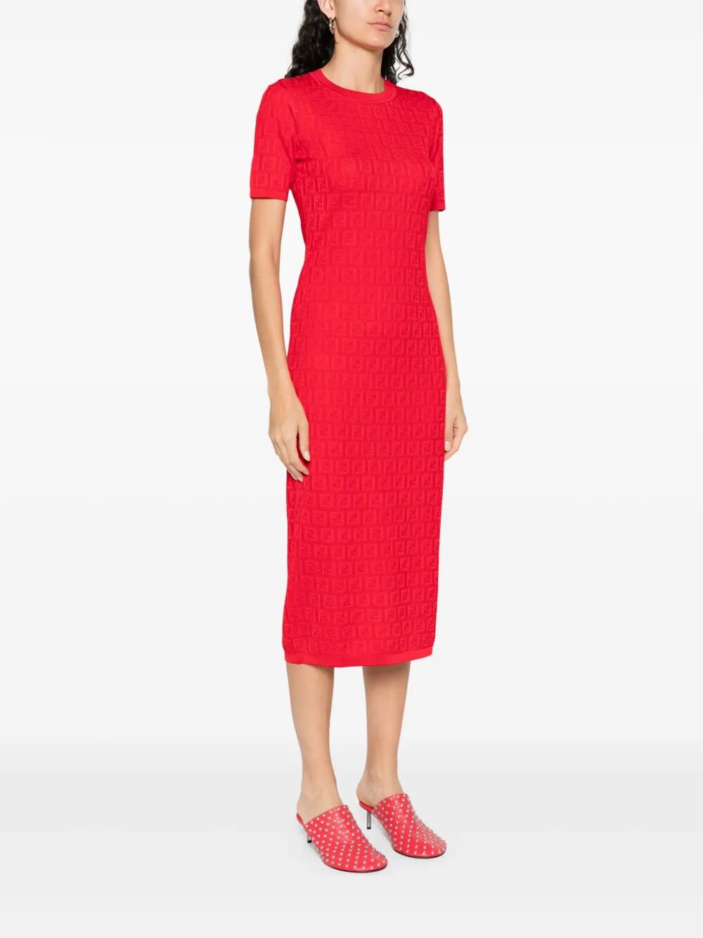 Fendi Midi dresses - Rosso | dc0000a5861195ebe8ba3ea4ddc4b9c3aff3e140