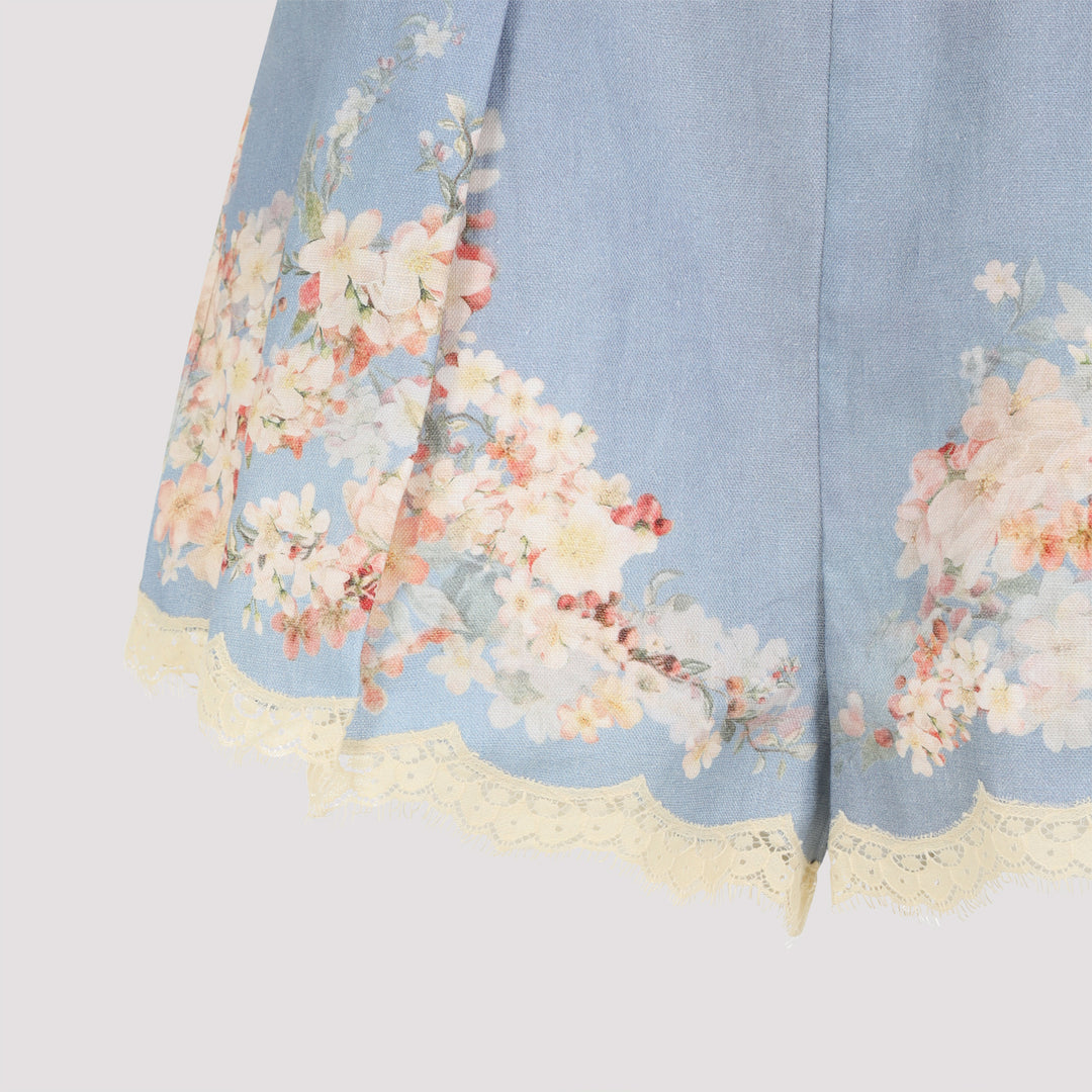 Zimmermann Short - Blu | 37ded7c0d281d1fd4bc10dca17828284daf6bcd0