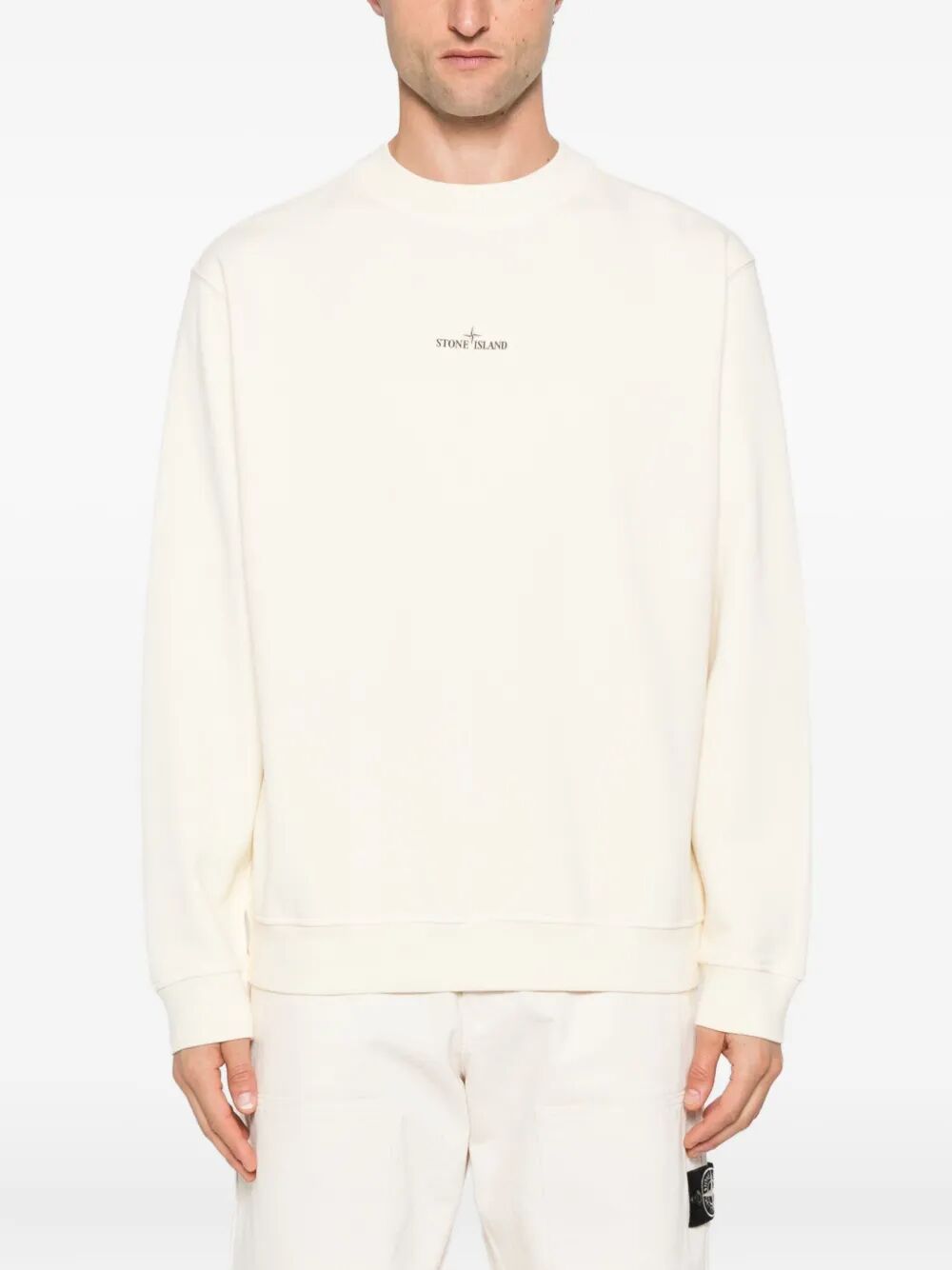 Stone Island Round neck - Bianco | a4f70e3bbab8683cc33818be01004f6678cc71d2