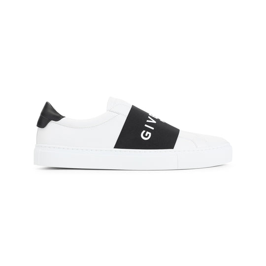 White Calf Leather Sneakers
