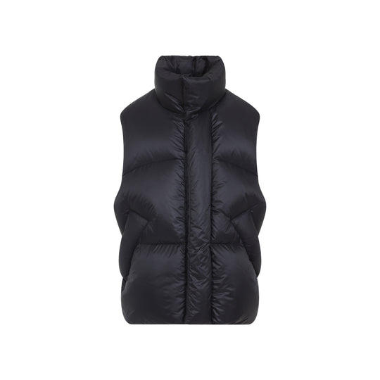 Black Down Pocket Vest