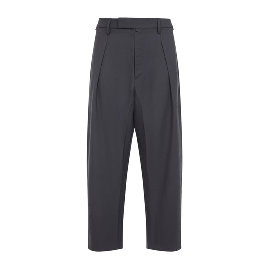 Concrete Grey Virgin Wool Sartorial Trousers