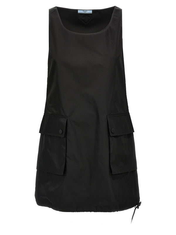 Re-Nylon Mini Dress Abiti Nero
