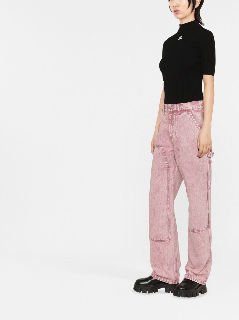 Courreges Turtle neck - Nero | 93718ef164291a247b0633d3d26ff92f0b007819