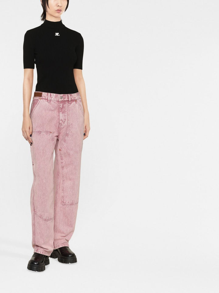 Courreges Turtle neck - Nero | 80a1dc55a4561773fe8d25ca8d2c7367fbb35dc9