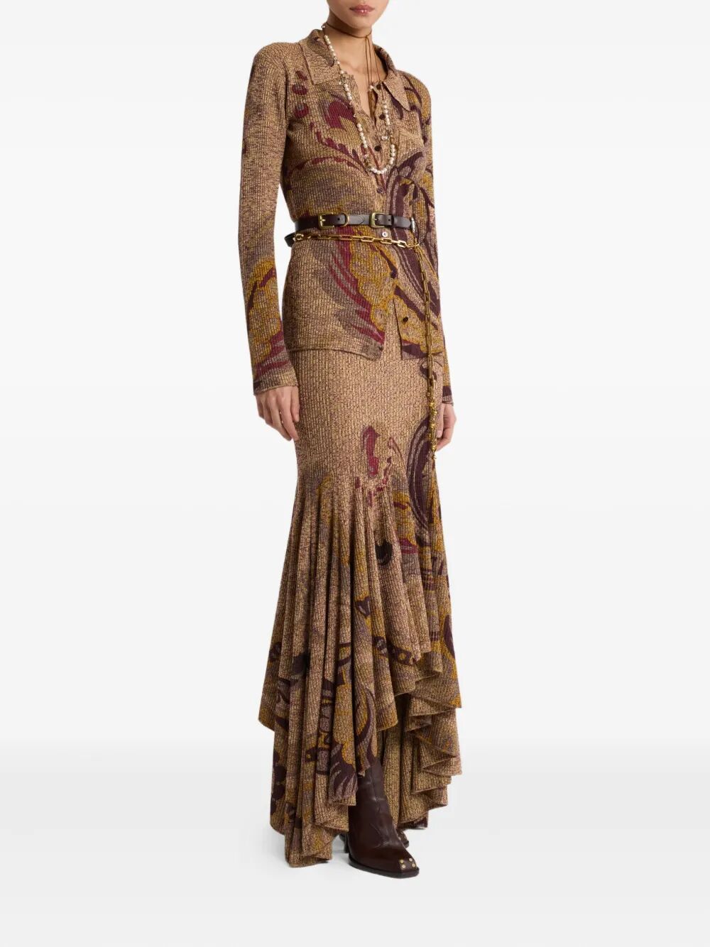 Etro Cardigan - Marrone | 344851deb6b1662ba6c38b702837a8075cb8571b