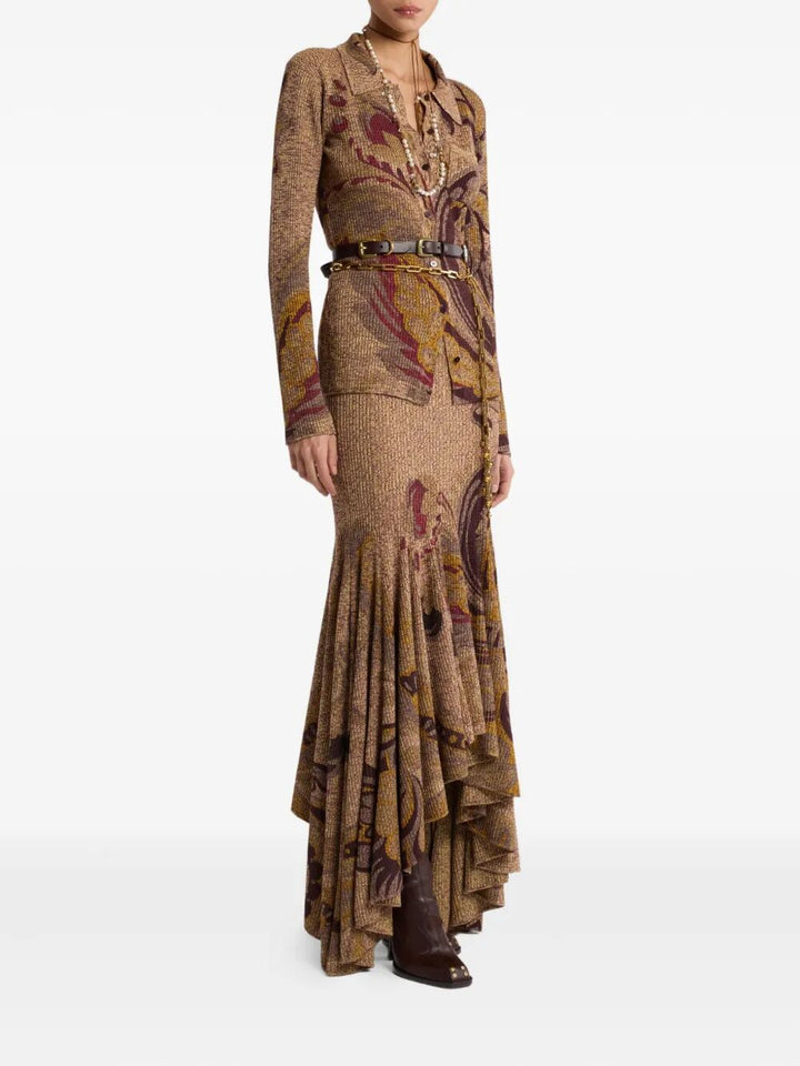 Etro Cardigan - Marrone | 344851deb6b1662ba6c38b702837a8075cb8571b