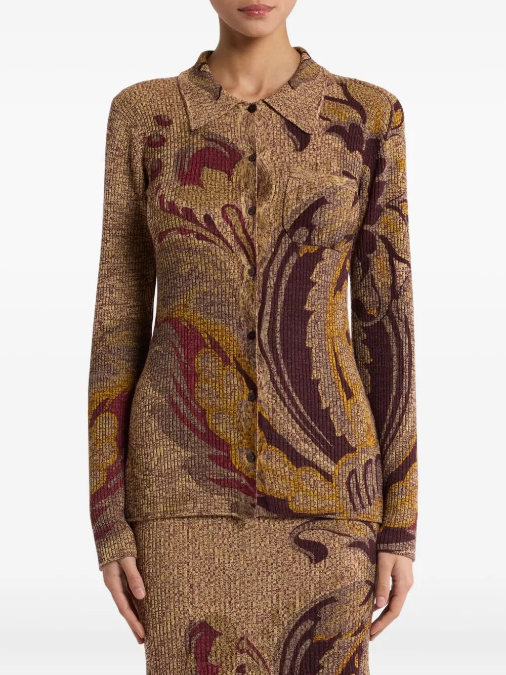 Etro Cardigan - Marrone | f07d880dba330f003c701dfb5953b919e1d2d6f7