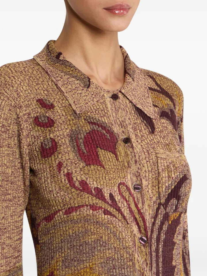 Etro Cardigan - Marrone | 2f3259a79d53fbc7ff107be1da0a715fc2e0fad9