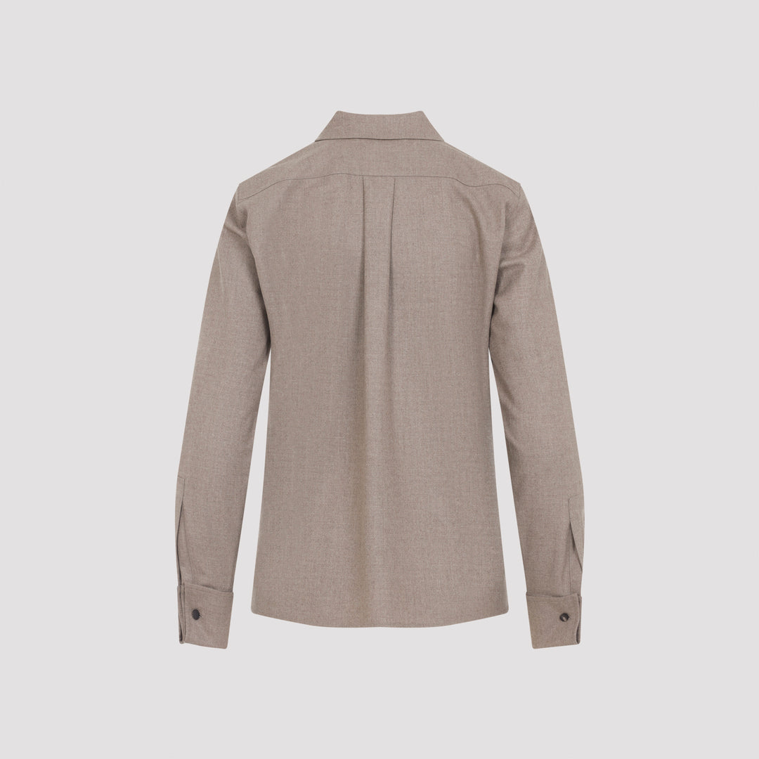 Max Mara Shirts - Nude & Neutrals | 48de991ceb1ce21b18bdb1707318e820159b4960