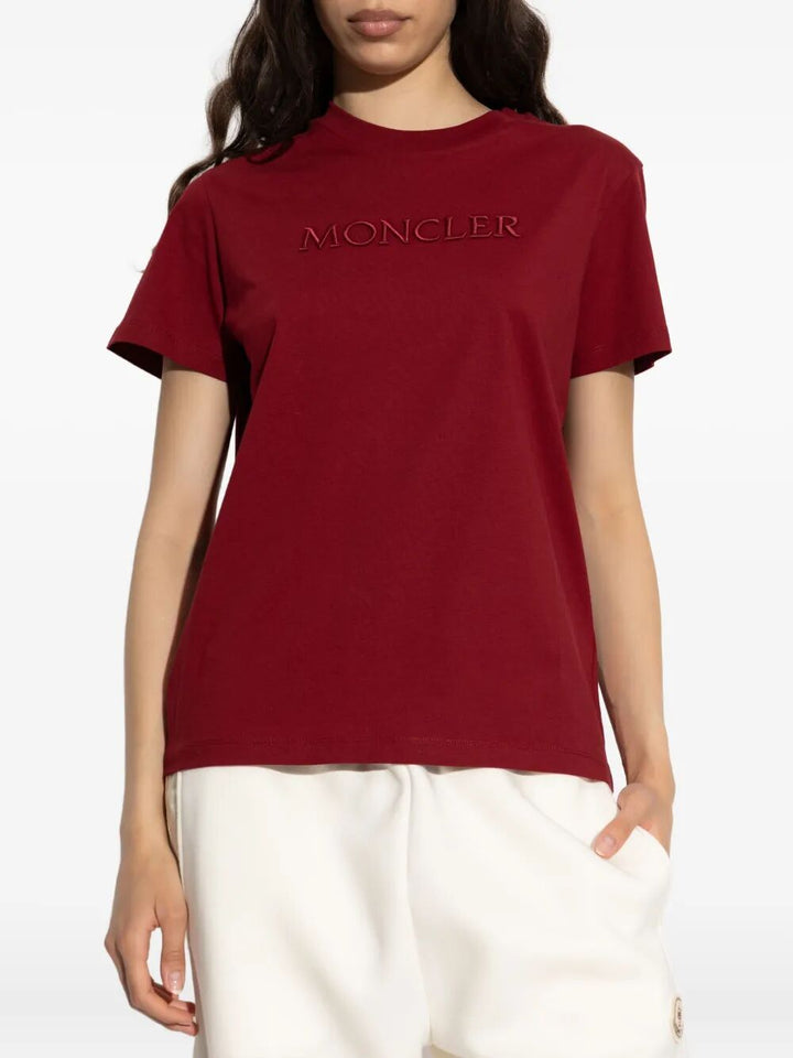 Moncler T-shirts - Rosso | d0fba650ffc7958986fb2bcb8342d84efcf566d5