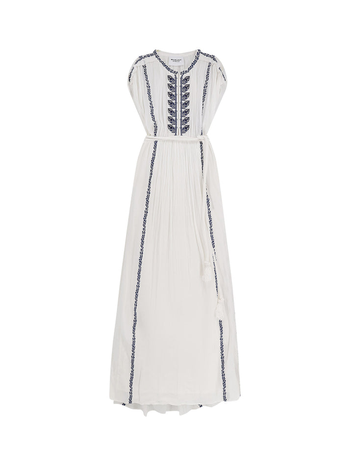Marant Etoile Dresses - ECRUBLUE | e17741ce64f96696277fdc11e76ec2f72b26d0fa