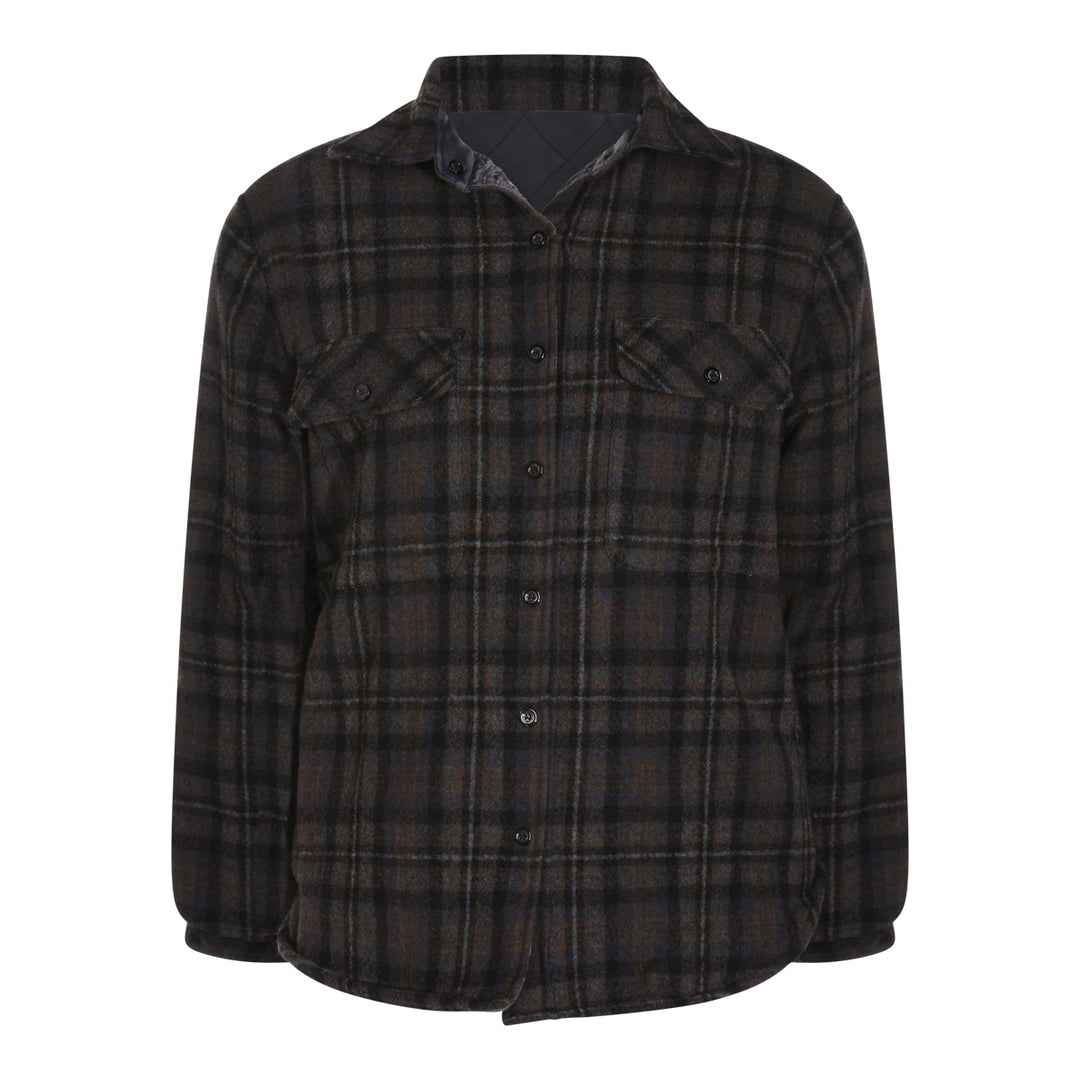 Maison Margiela Jackets - ANTHRACITE/BROWN CHECK | c359f8b510b8ae084895225bac53ccb41d5f8415