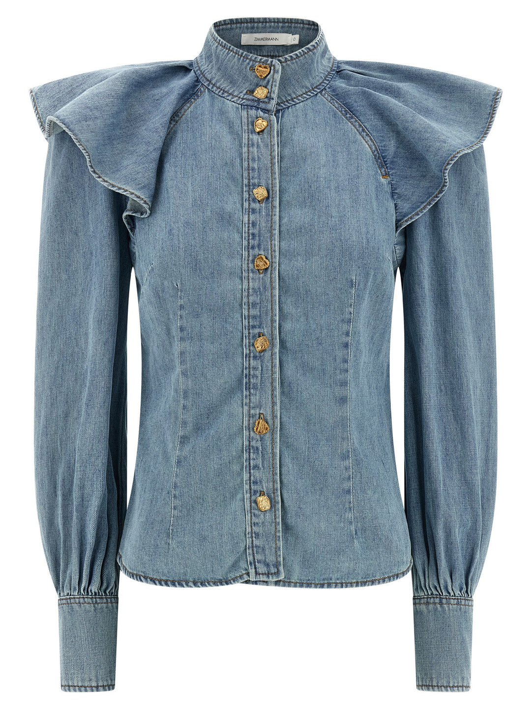 Zimmermann Crush Denim Camicie - Blu | 8061bafa8e683822c957425eba2360cf8deac812