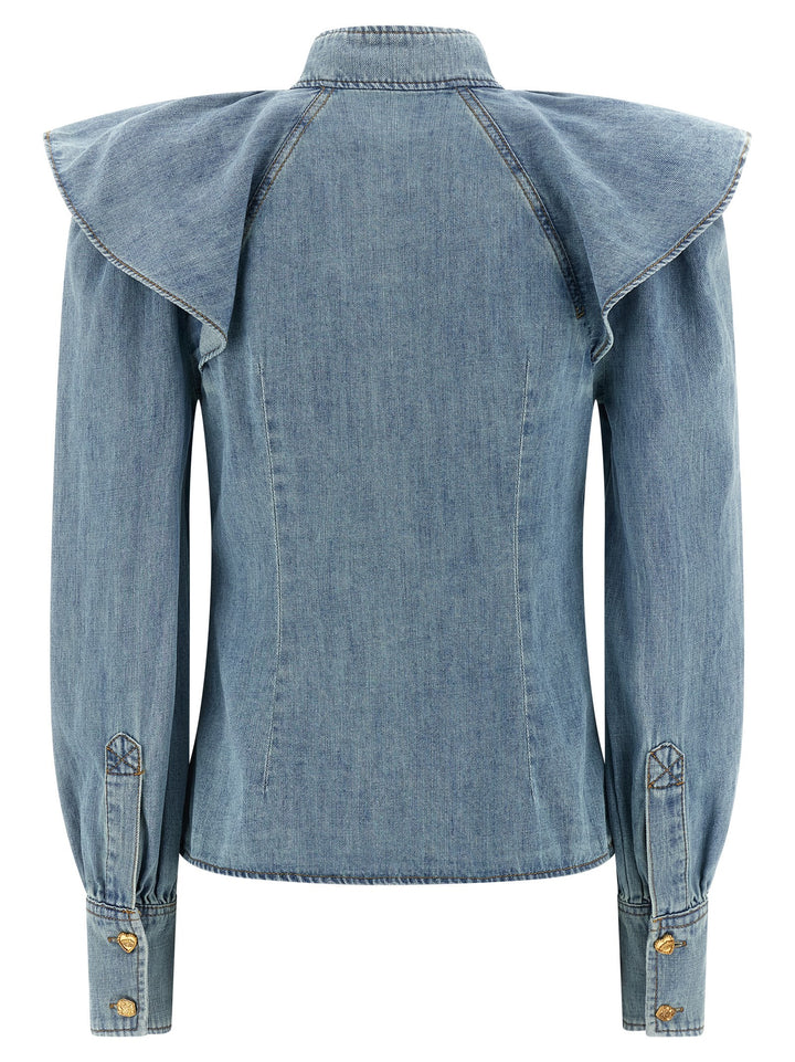 Zimmermann Crush Denim Camicie - Blu | 3c9207796114123636b99c2b745b7ab99b77278b