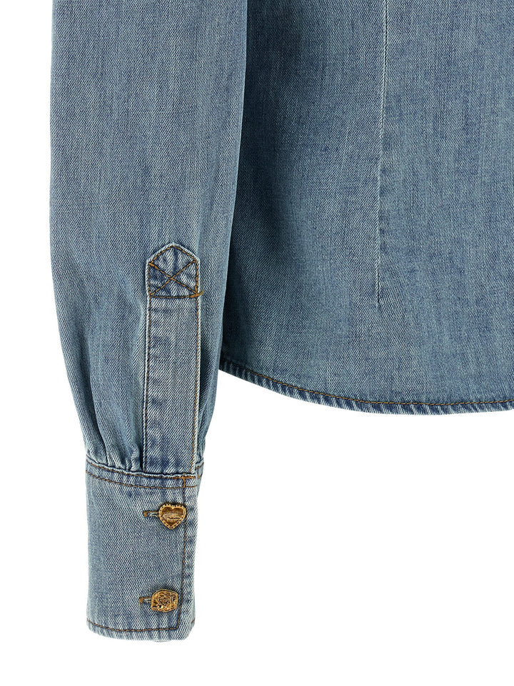 Zimmermann Crush Denim Camicie - Blu | 4a5b806686a08014b8912cef313bf628ccd6f9a8