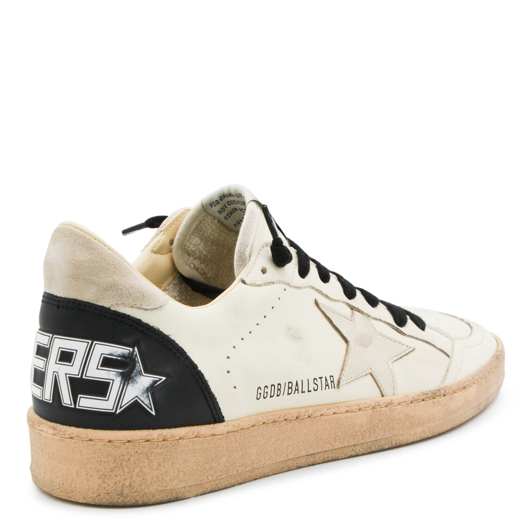 Golden Goose Sneakers - WHITE BEIGE/PLATINUM/BLACK | 7781233f9332dc83d66984b4d56007e4b33e5aa0