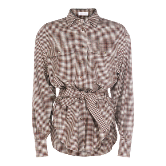 Shirts Marrone/Beige/Testa Di Moro