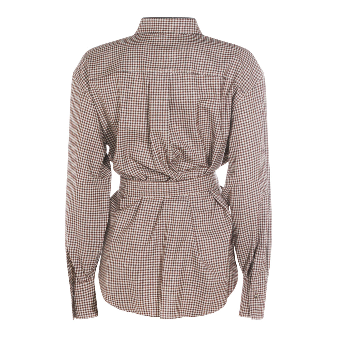 Brunello Cucinelli Shirts - MARRONE/BEIGE/TESTA DI MORO | a1cbe61d4f7fba5e6fcffed8d2341a7241f16a72