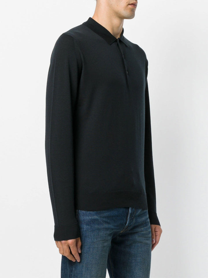John Smedley Polo neck - Nero | f3b12ae36b2a627b6ee29b5b679c89c52a7d96d5