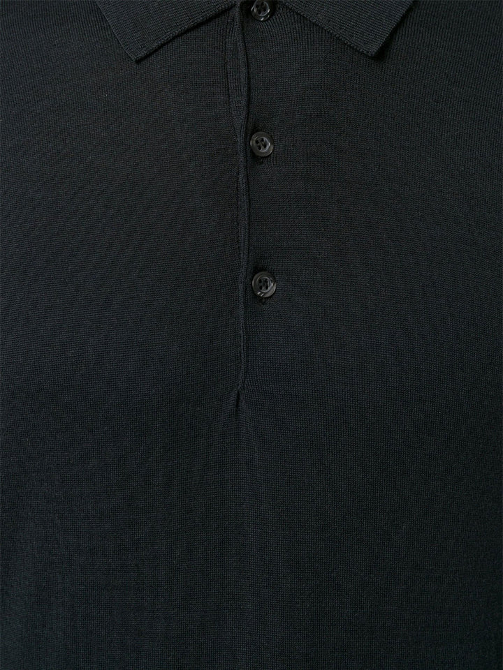 John Smedley Polo neck - Nero | 8e0a0097d02f65d29bb9926db462f9ef47b97d9c