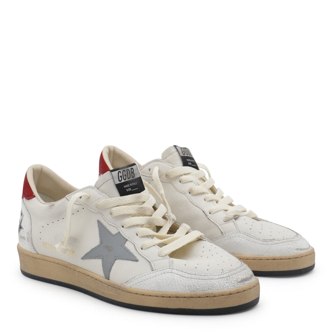 Golden Goose Sneakers - WHITE/SILVER BLUE/RED | 682c63b26cbea7350cf8b2c9a636d6390c4d9b9b