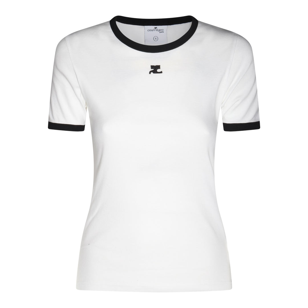 Courreges T-shirts and Polos - HERITAGE WHITE/BLACK | 2657961114a20f2d609d2a157fb3830f081ecc8e