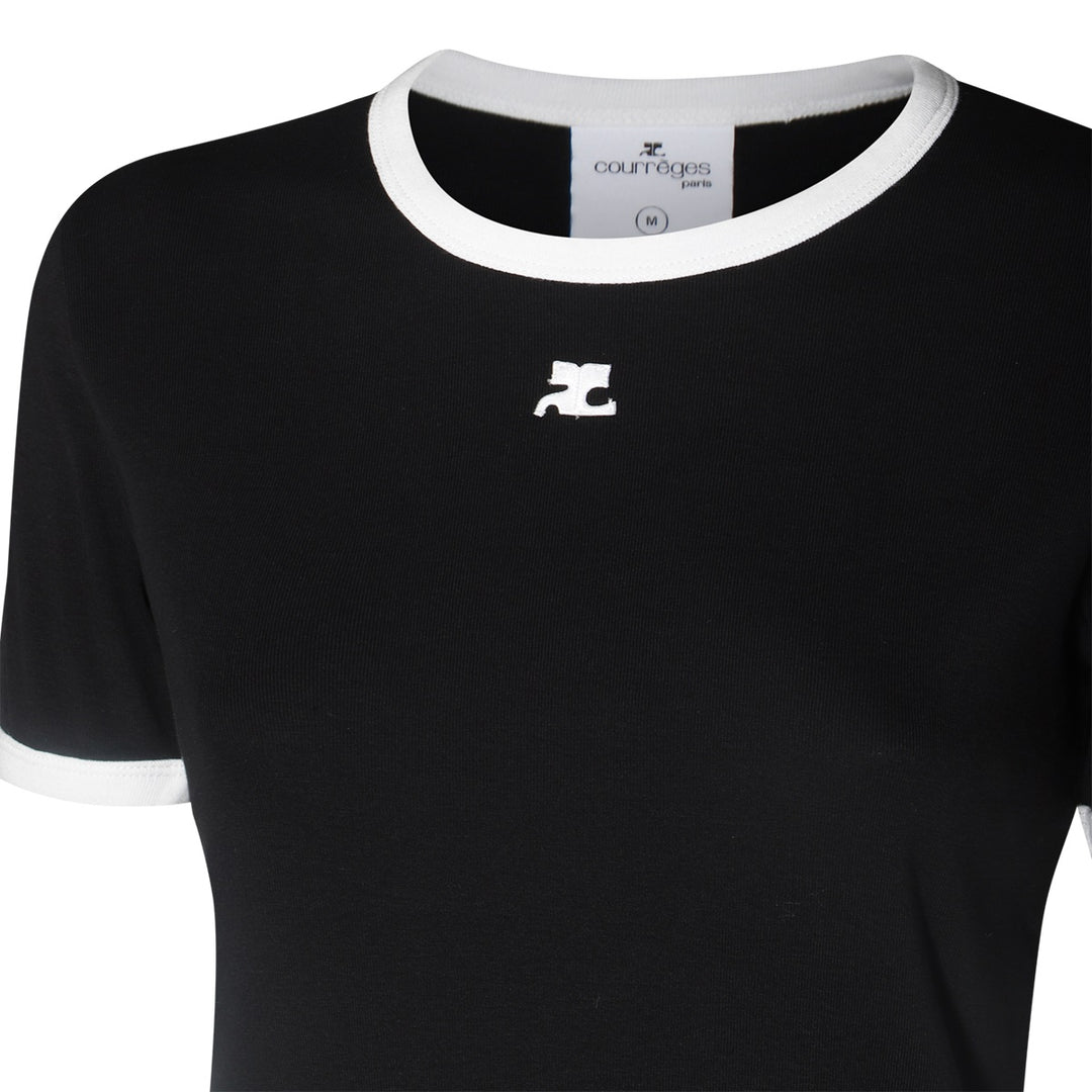Courreges T-shirts and Polos - BLACK/HERITAGE WHITE | c80f113dba9050b0e390d06b56e9d057bd5937f7
