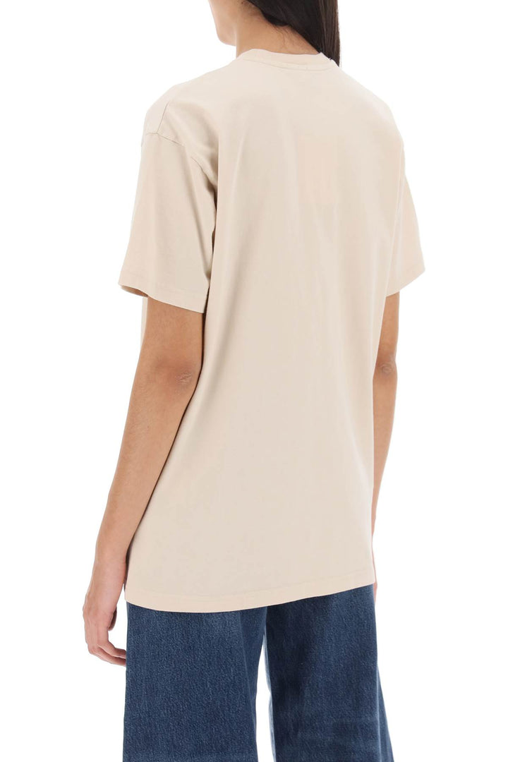 T Shirt Oversize In Cotone Biologico