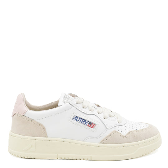 Sneakers Leat/Suede Wht/Pow