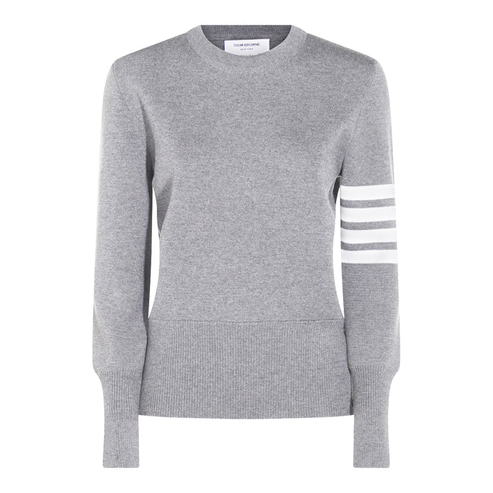 Thom Browne Sweaters - LT GREY | 1399eaf6f188c1fcbdf8570fa6a9cfa804e9a01d