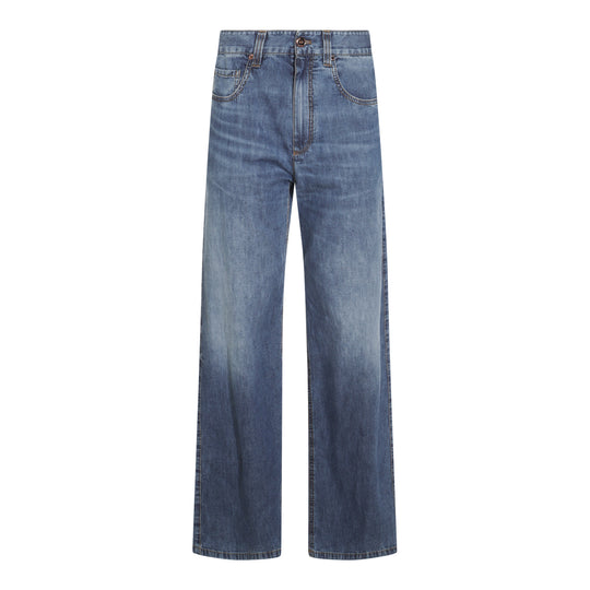 Jeans Med Wash Denim