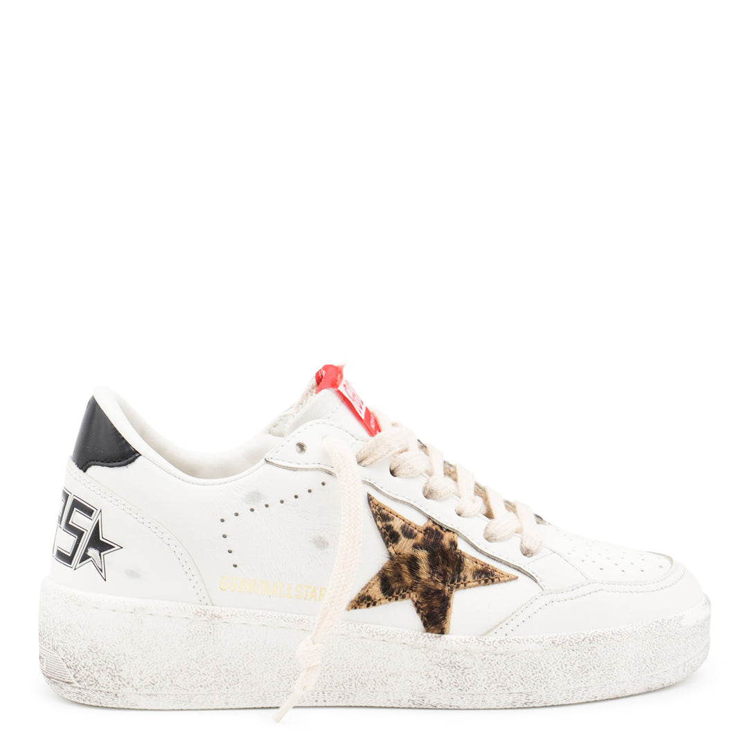 Golden Goose Sneakers - WHITE/BEIGE/BLACK LEO | 9e776f1e661070daa832773abc72d0ca8b8be7ec
