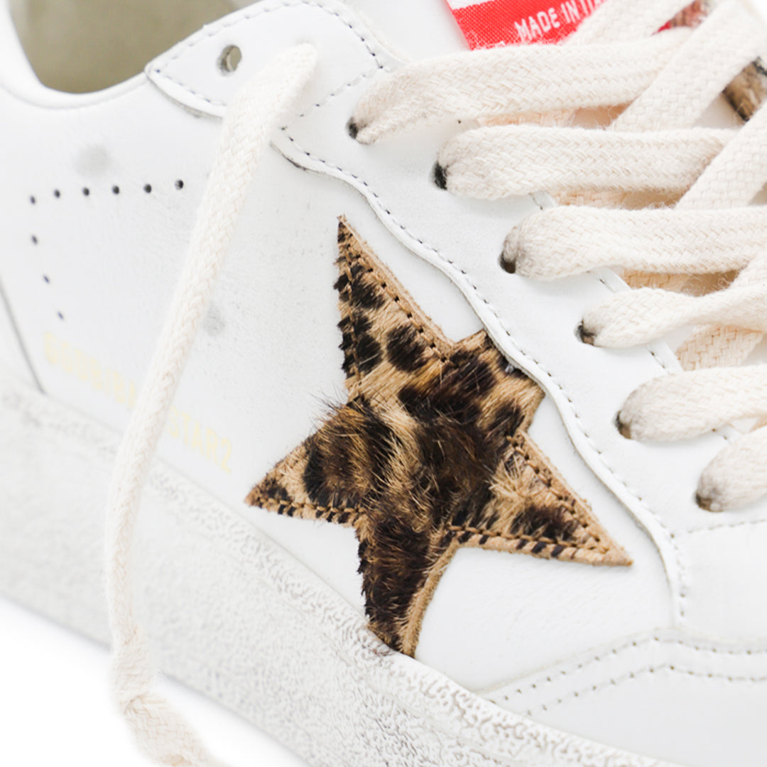Golden Goose Sneakers - WHITE/BEIGE/BLACK LEO | ed0fb1e7cfa0ae50c927a773b4eb92116e14e0df
