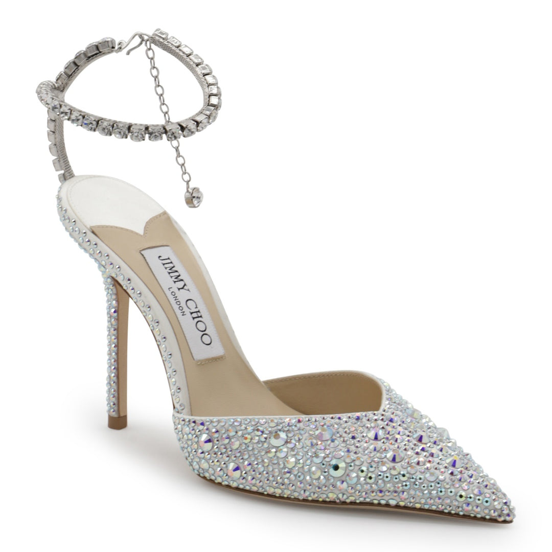 Jimmy Choo With Heel - IVORY/CRYSTAL | 52b4bc0017ad5037cb2a07b7db872c3fd89692f2