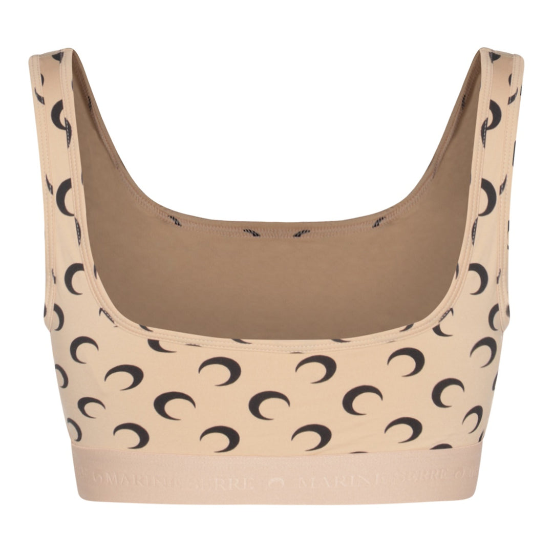 Marine Serre Top - TAN | 0a706c5c3b5193e1c9832cdc72a1924ecbbb4f42
