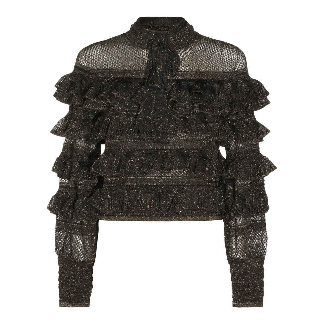 Zimmermann Top - METALLIC BLACK | 6af1b5f7b11b49549b6195dfd54b4dc29d8f4fca
