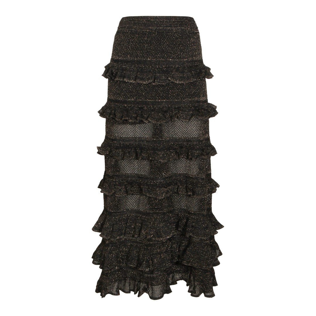 Zimmermann Skirts - METALLIC BLACK | bad25600fb89c3884a2d24032a92dfc202585fd9