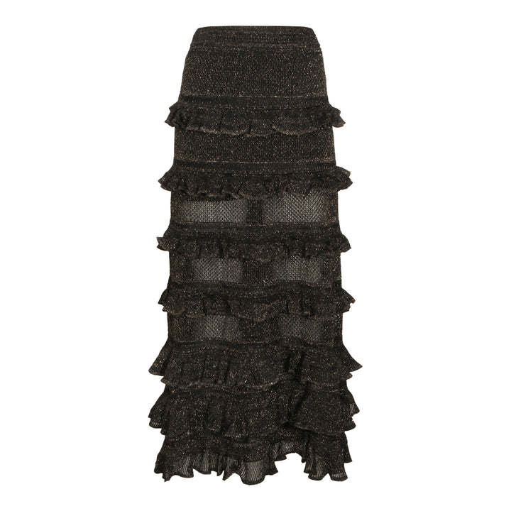 Zimmermann Skirts - METALLIC BLACK | bad25600fb89c3884a2d24032a92dfc202585fd9
